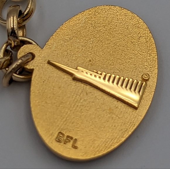 Two Gold Filled Charm Bracelets With 3 Charms Vintage Spring Ring Clasps - Picture 7 of 16